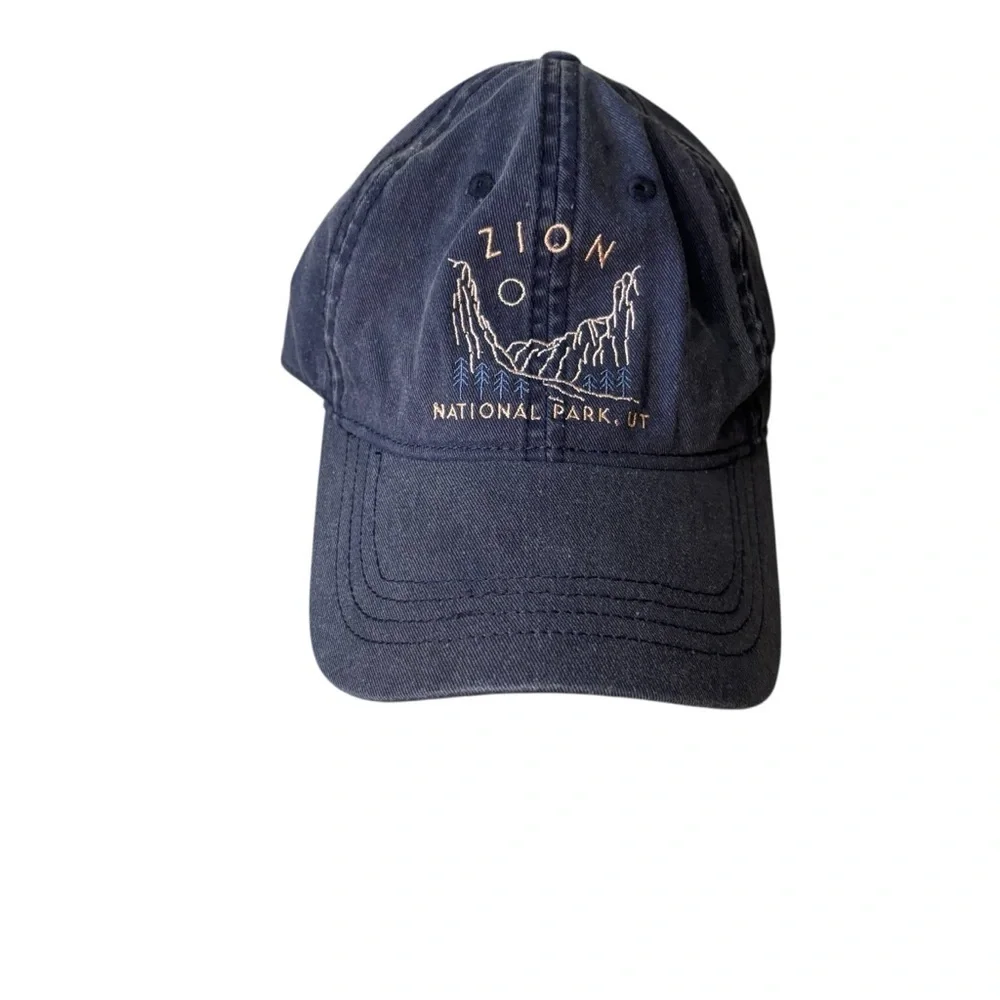 🇺🇸 NWT Kids Hat Zion National Park Blue Purple Adventure Cap Home Free Embroider